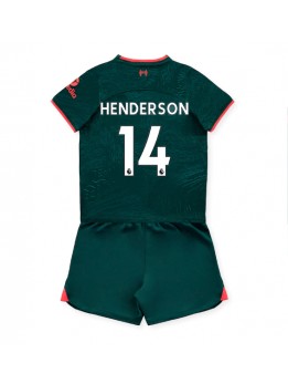 Liverpool Jordan Henderson #14 Ausweichtrikot für Kinder 2022-23 Kurzarm (+ Kurze Hosen)